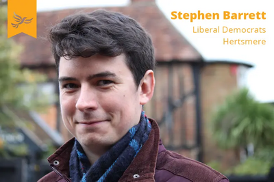 Stephen Barrett Liberal Democrat Hertsmere